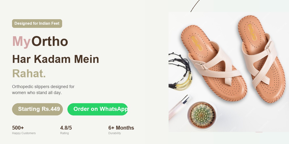 MYOrtho Orthopedic Slippers for Women